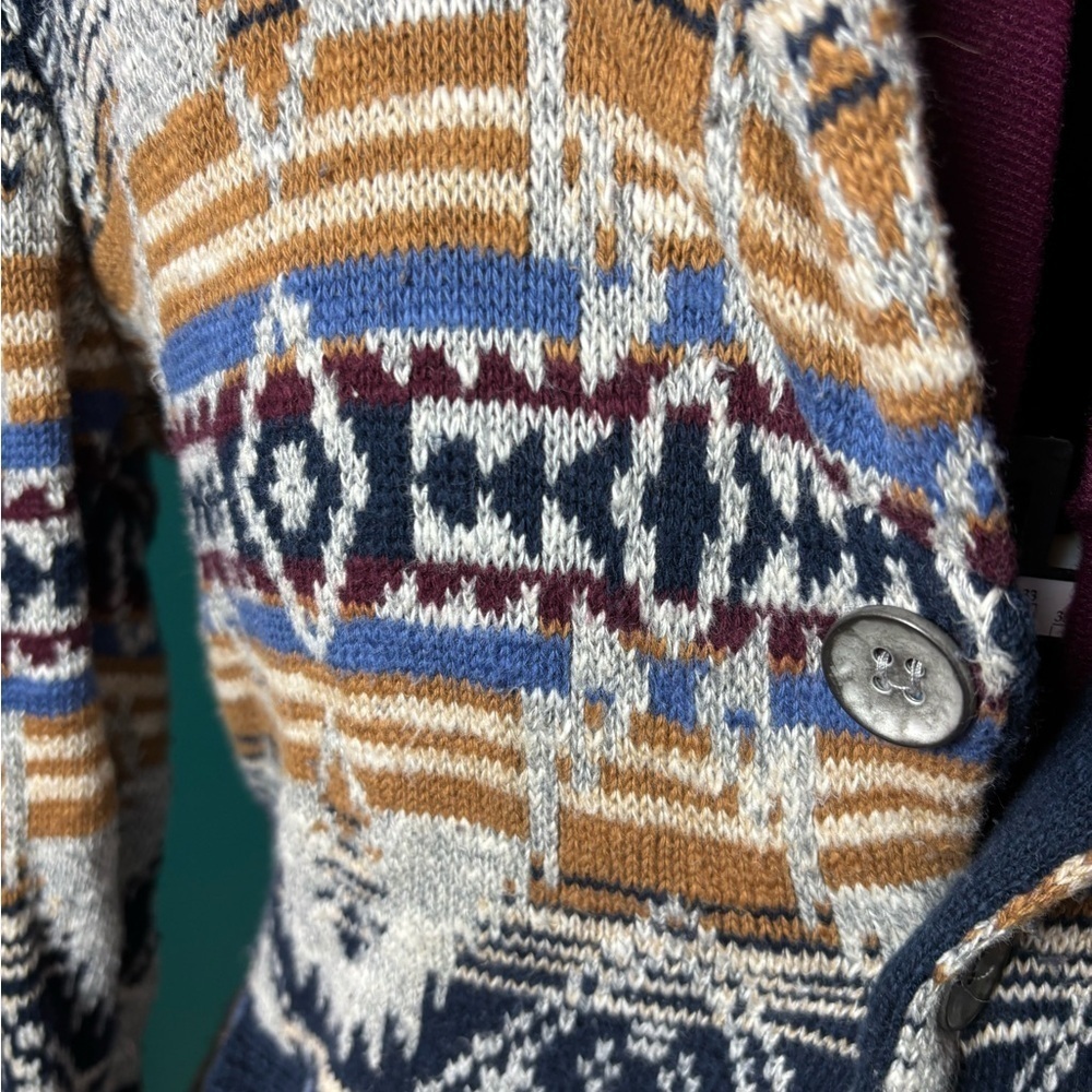 American Rag Multicolor Knit Sweater Cardigan - Picture 3 of 6